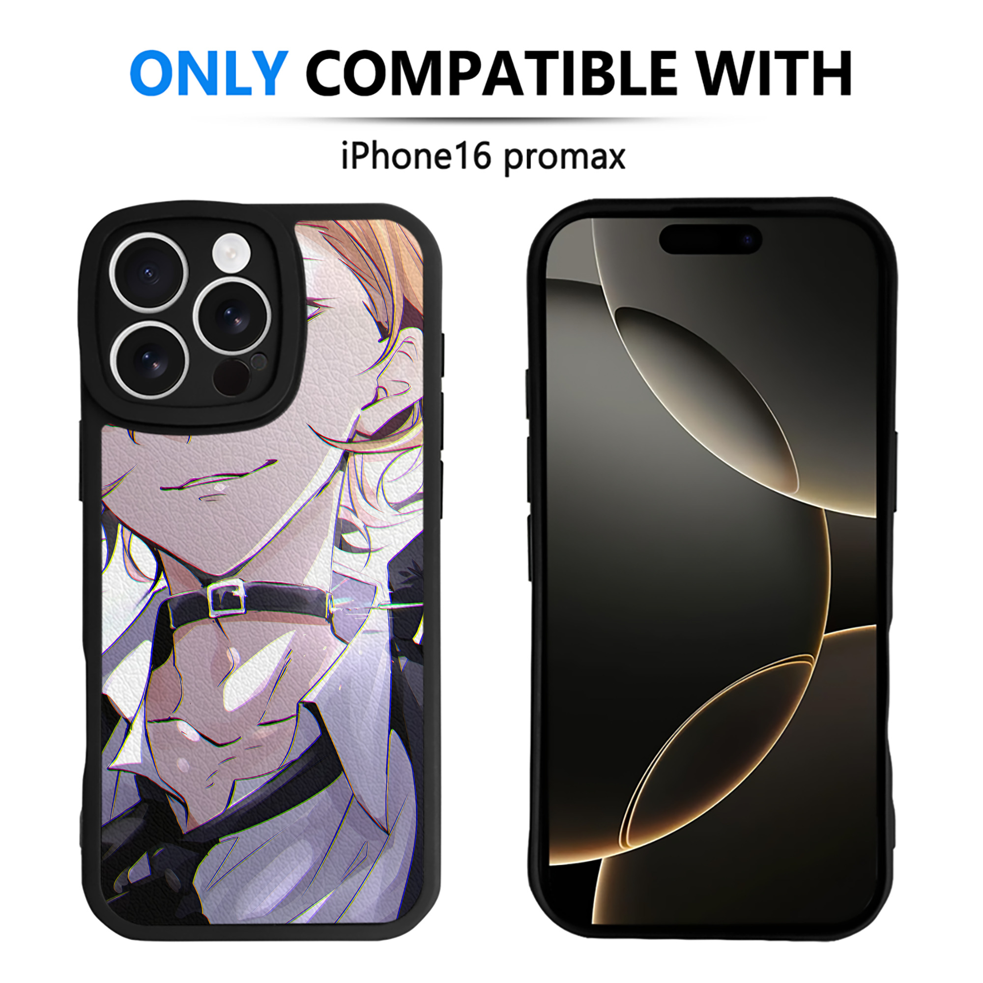 （画像用） 文豪ストレイドッグス Bungo Stray Dogs 【iPhone 16シリーズ対応】シリコンスマホケース（レザー調） 材質：シリコン